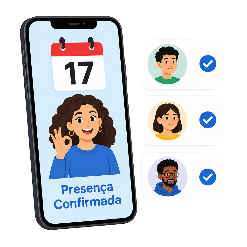 Aplicativo Evenbiz para eventos